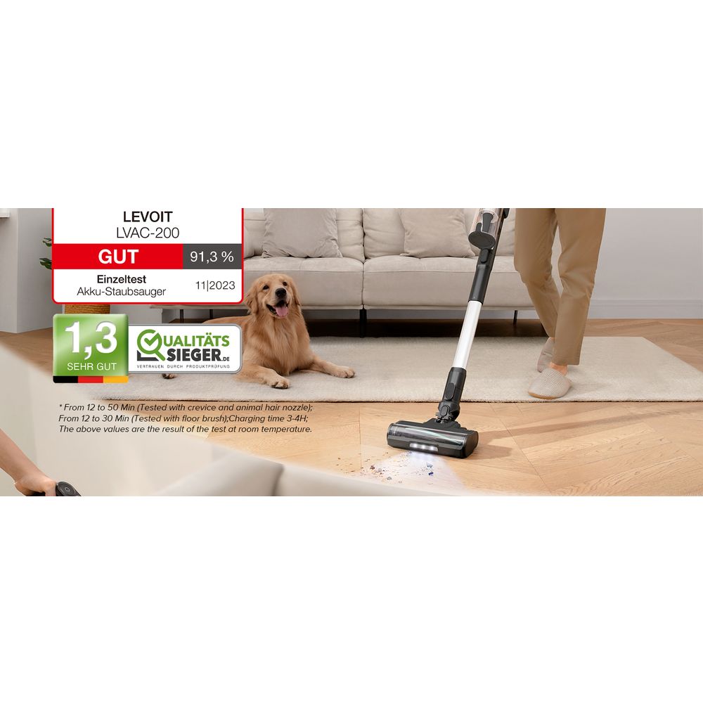 Levoit LVAC-200 Grey štapni usisivač slika 2