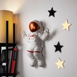 Peace Sign Astronaut - 3 White
Bronze Decorative Wall Accessory