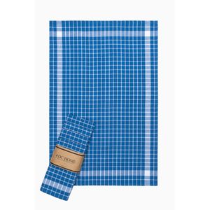 Kareli - Plavi Set Ručnika za Ruke (5 Komada)