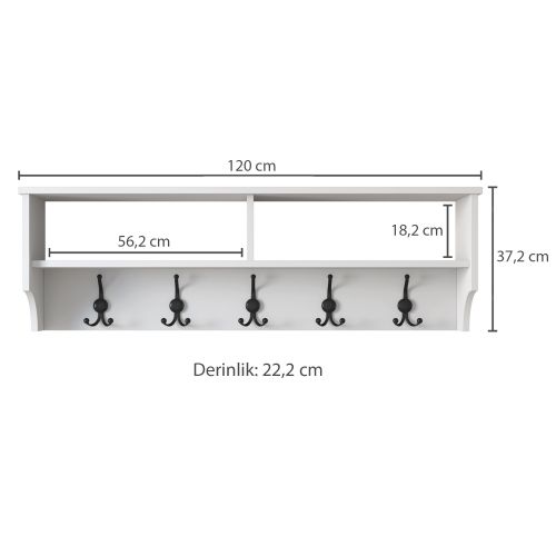 P2 - 439 Beli Hodnik Ormar slika 8