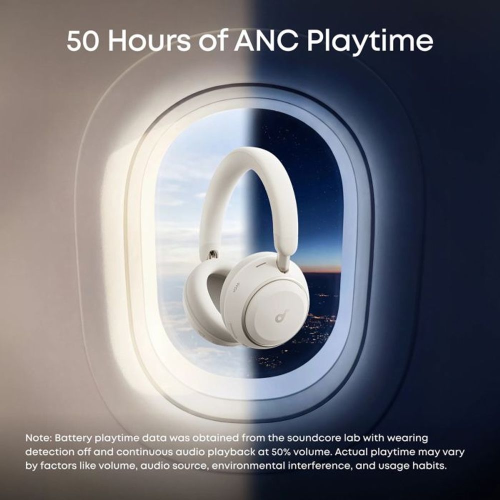 Anker Soundcore Space 2 Bluetooth slušalice, bijele slika 5