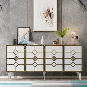 Cagla - White, Gold White
Gold Console