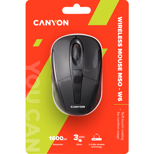 CANYON MSO-W6, 2.4GHz wireless optical mouse slika 4