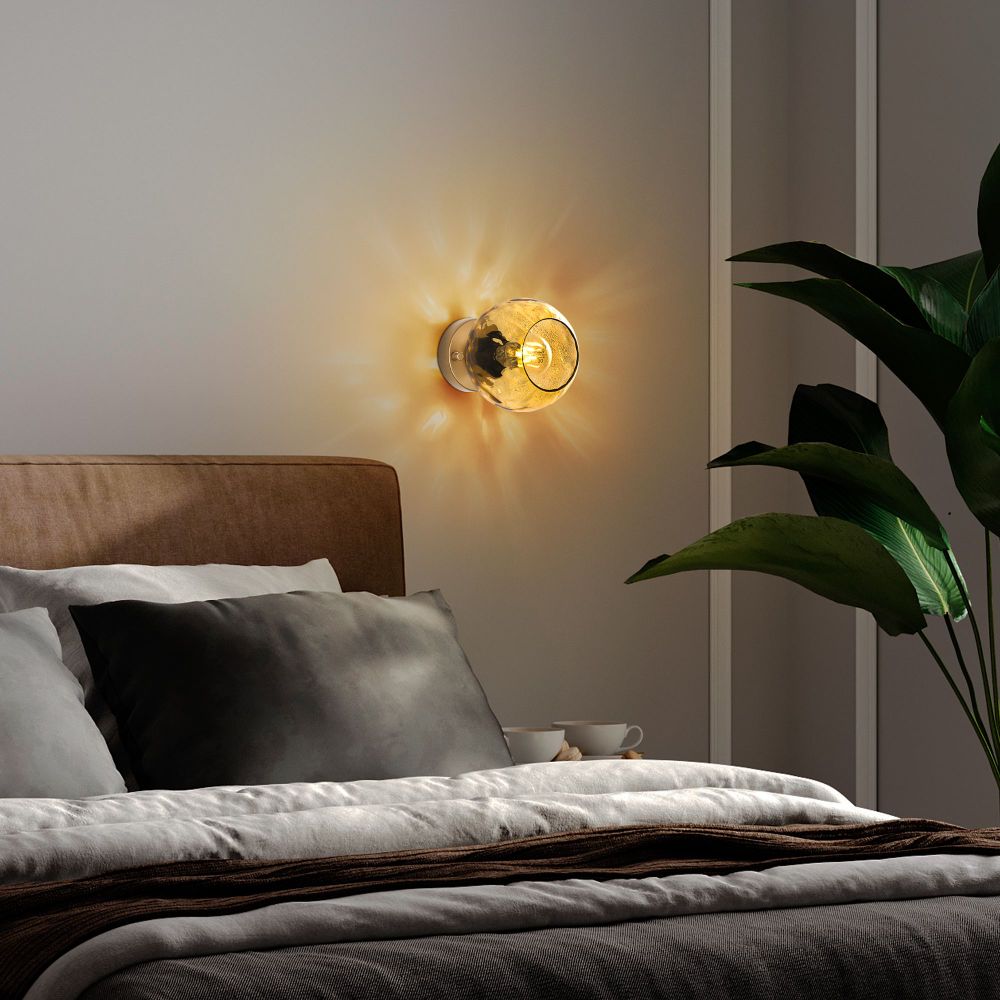 Zidna Lampa Benek - 15 - 14404, boje: Žuta, Zlatna slika 2