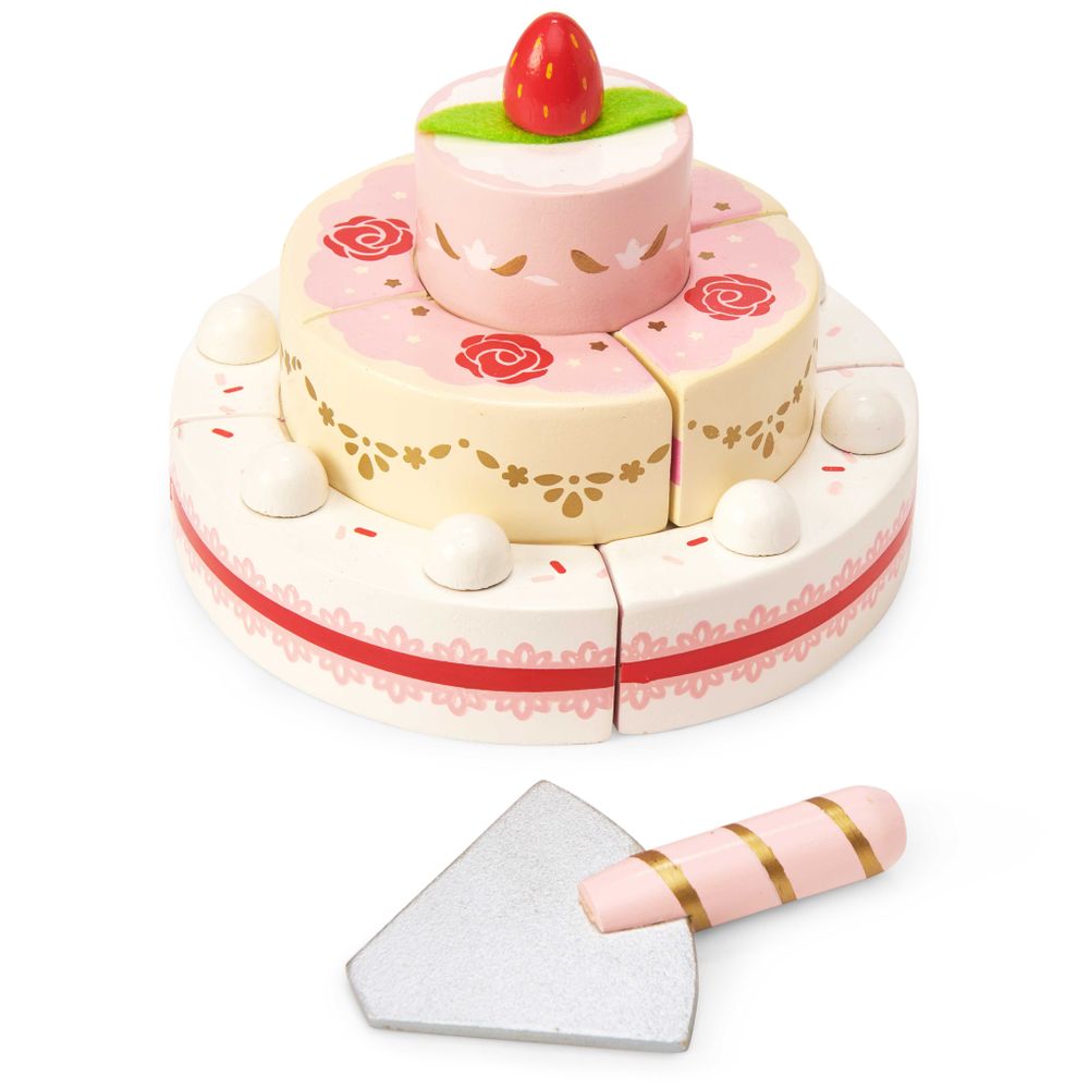 Le Toy Van Drvena svadbena torta slika 3
