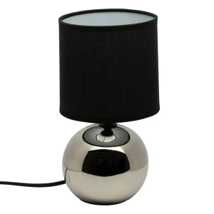Atmosphera lampa timéo 25cm silver