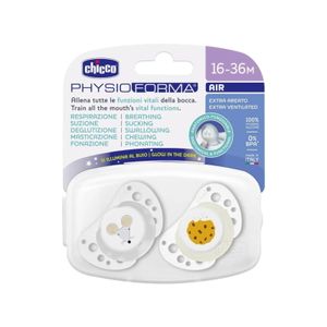 Chicco Duda varalica PhysioForma Air 16-36mj - Silikon, 2kom Siva