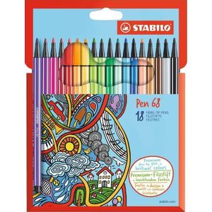 STABILO flomaster PEN 68 18 KOM SET