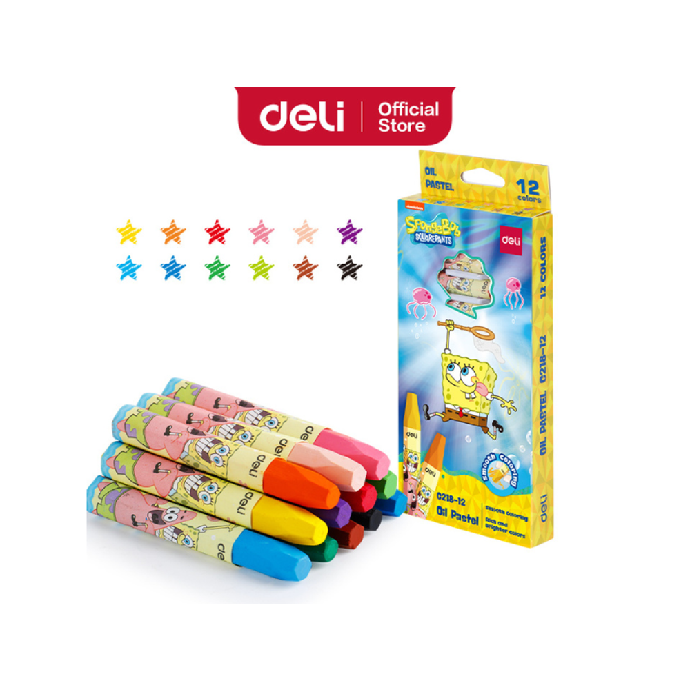 Deli ​Uljani pasteli Sunđer Bob 1/12 slika 1