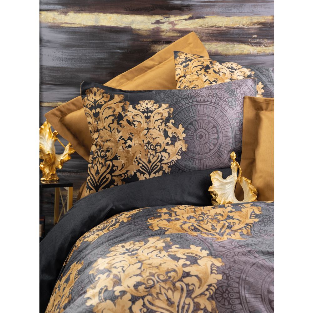 Jadira - Beige Anthracite
Beige Satin Single Quilt Cover Set (DE) slika 2