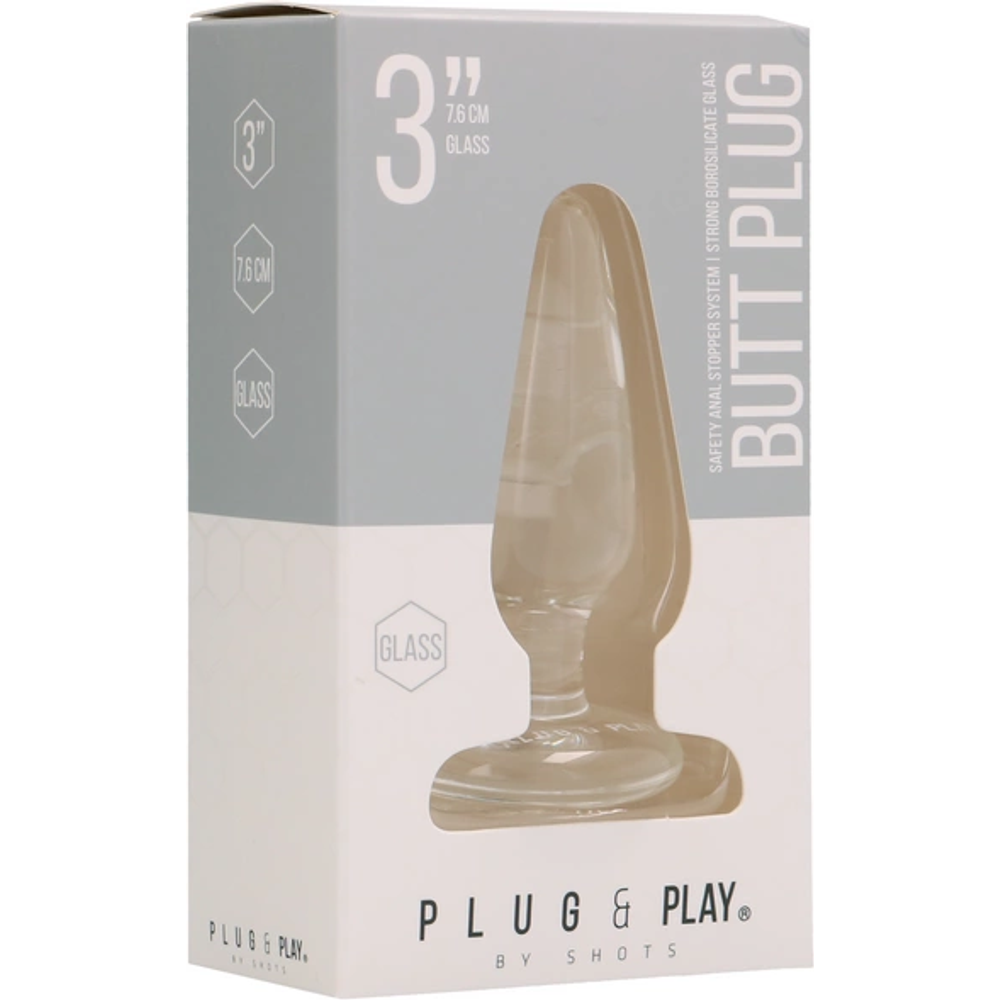 Plug Play by Shots Basic analni čep - 3 / 8 cm slika 2