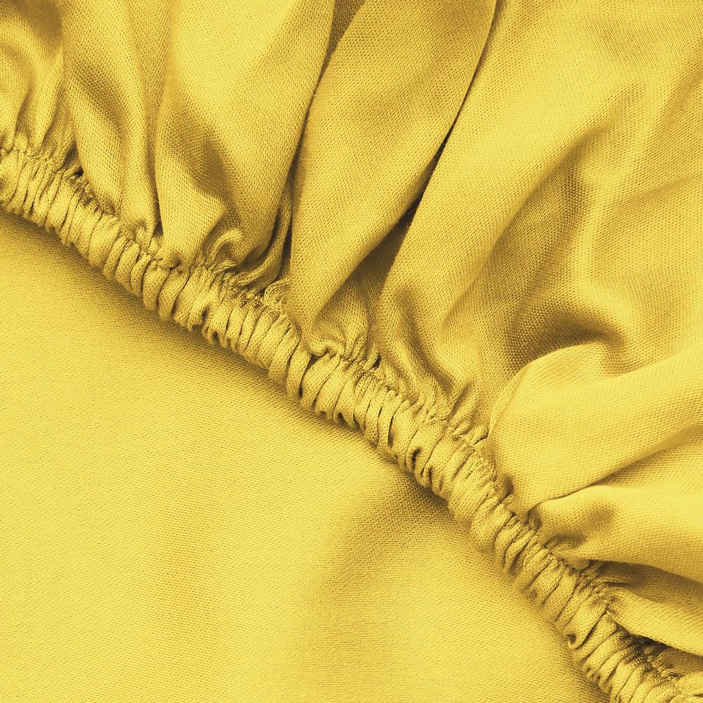 Ranforce Super King Fitted Sheet - Tamno Žuta slika 3