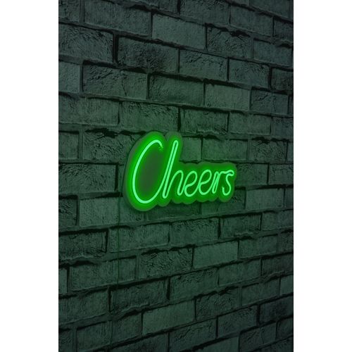 Wallity Ukrasna plastična LED rasvjeta, Cheers - Green slika 1