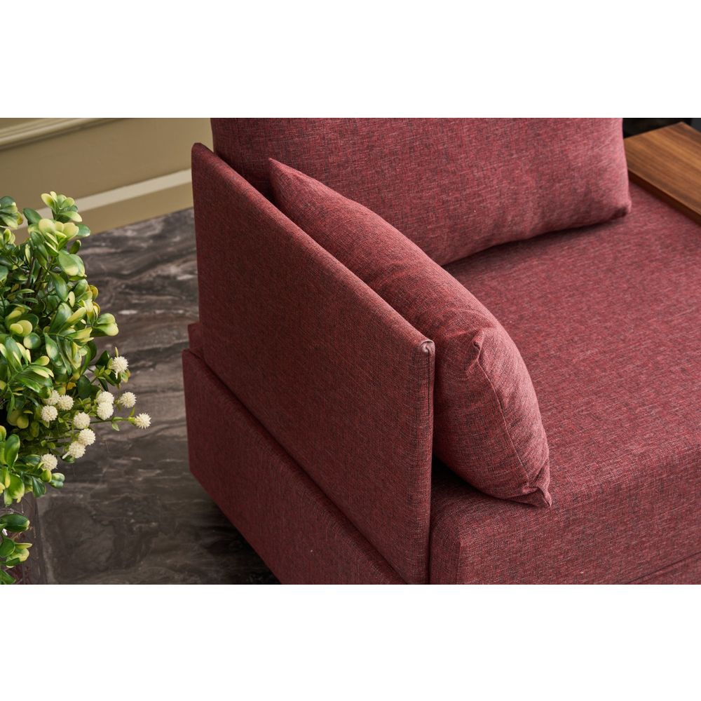 Fly Left - Sofa za Jednu Osobu u Boji Claret Crvena slika 4