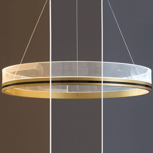 Lampa Viseća APP1190-CP Gold 60cm slika 3