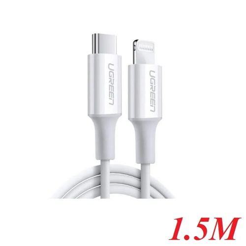 Kabel UGREEN, Lightning na Type-C 2.0 (M), bijeli, 1.5m slika 1