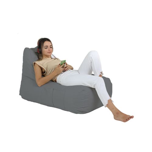 Atelier Del Sofa Vreća za sjedenje, Trendy Comfort Bed Pouf - Fume slika 4