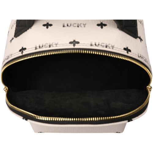 Lucky Bees Ženski ruksak ELLIE krem crno, 338 - Cream, Black slika 6