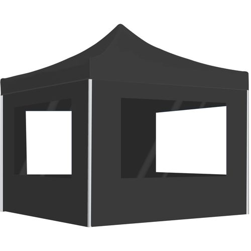 Profesionalni sklopivi šator za zabave 3 x 3 m antracit slika 10