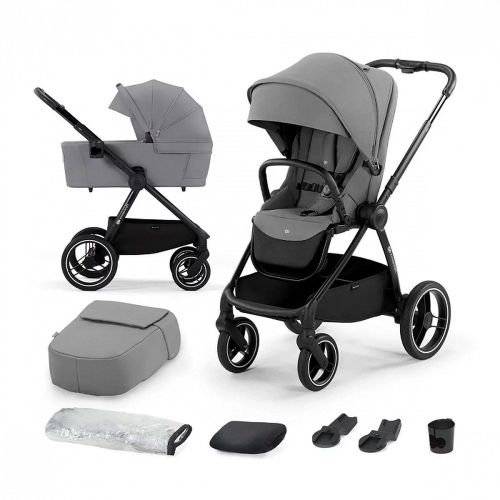 Kinderkraft dječja kolica Nea 3u1 B, Platinum Grey slika 1