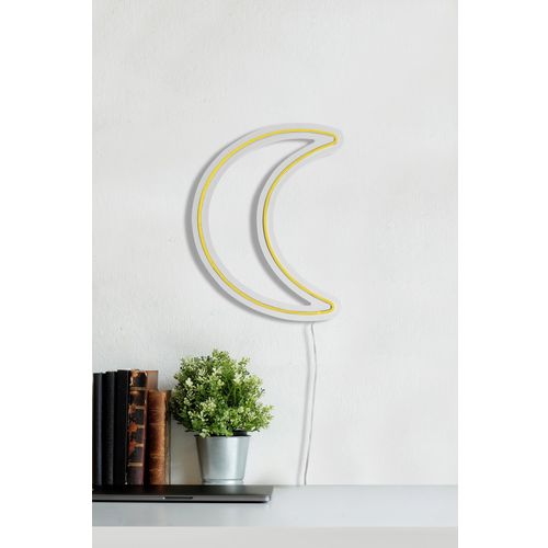 Wallity Ukrasna plastična LED rasvjeta, Crescent - Yellow slika 13