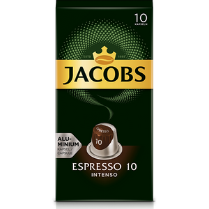 Jacobs  kapsule  Nespresso kompatibilne  Espresso Intenso 10, 10kom