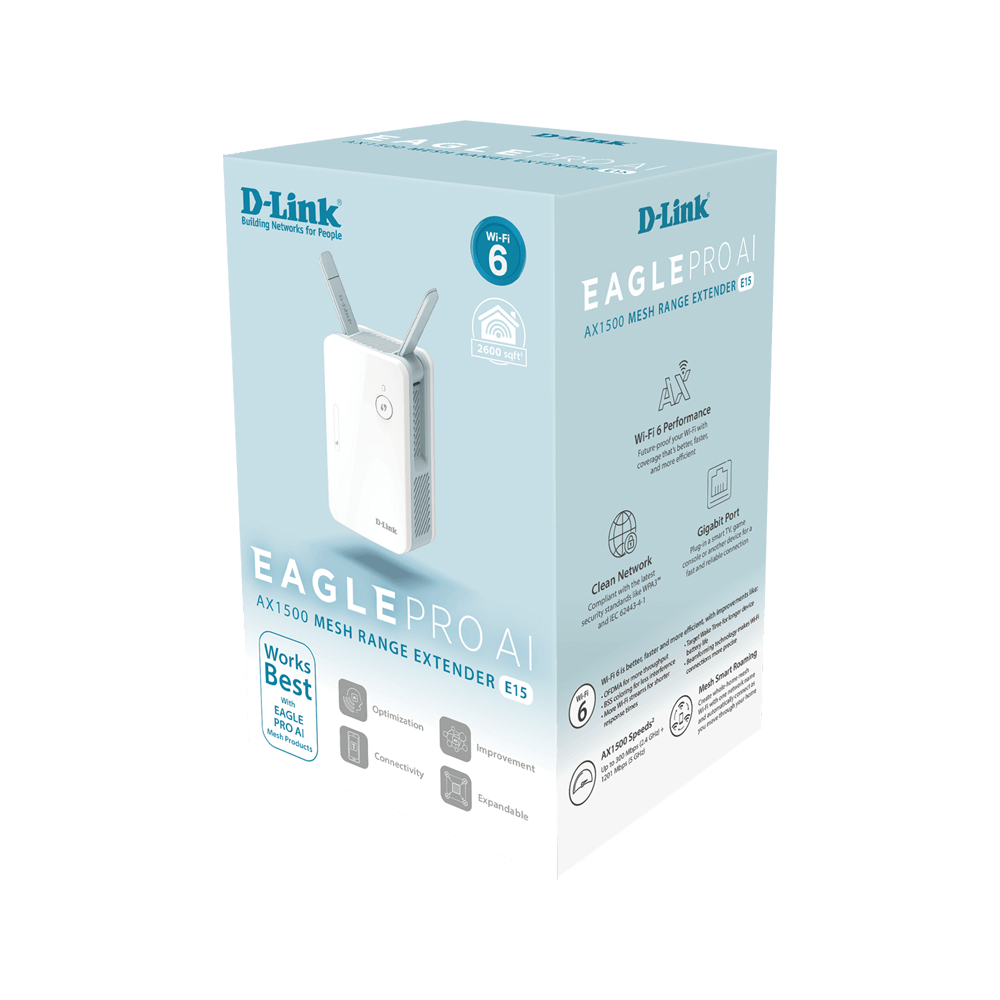 Range extender DLINK AX1500 E15 slika 1
