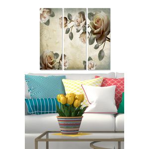 Dekorativna MDF Slika u Boji (Set od 3 Komada) - MDF1074632345