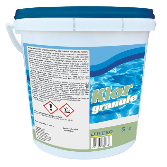 Ivero klor granule 5kg