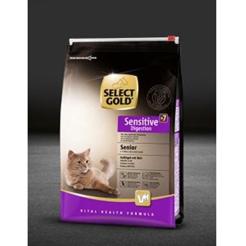 Select Gold CAT Senior Sensitive digestion živina i pirinač 400g KRATAK ROK 1+1 GRATIS slika 1
