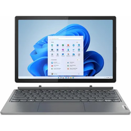 Lenovo 83B3006KRM IdeaPad Duet 5 12IRU8 Tablet+Keyboard+Pen (Storm Grey) i3-1315U 6-Core 4.5GHz/10MB, 8GB, 256GB NVMe, 12.4" 2.5K LTPS (2560x1600) 500n 10-point MultiTouch, Intel UHD, USB-C, F-5MP/R-8MP, WiFi AX, 50Wh, BT5.3, DOS slika 1
