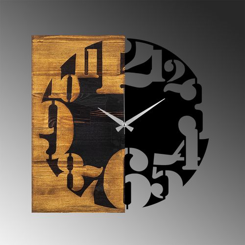Wallity Ukrasni drveni zidni sat, Wooden Clock 3 slika 6