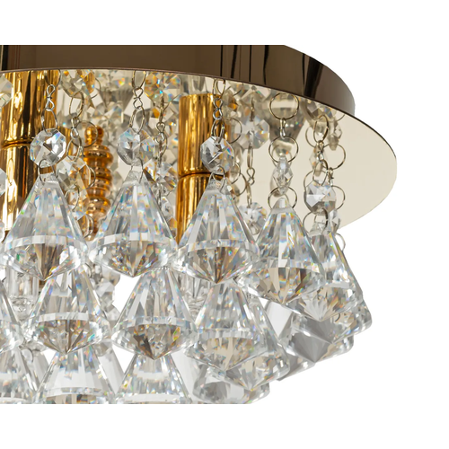 TOOLIGHT Kristalna stropna svjetiljka App1038-3cp zlato slika 4