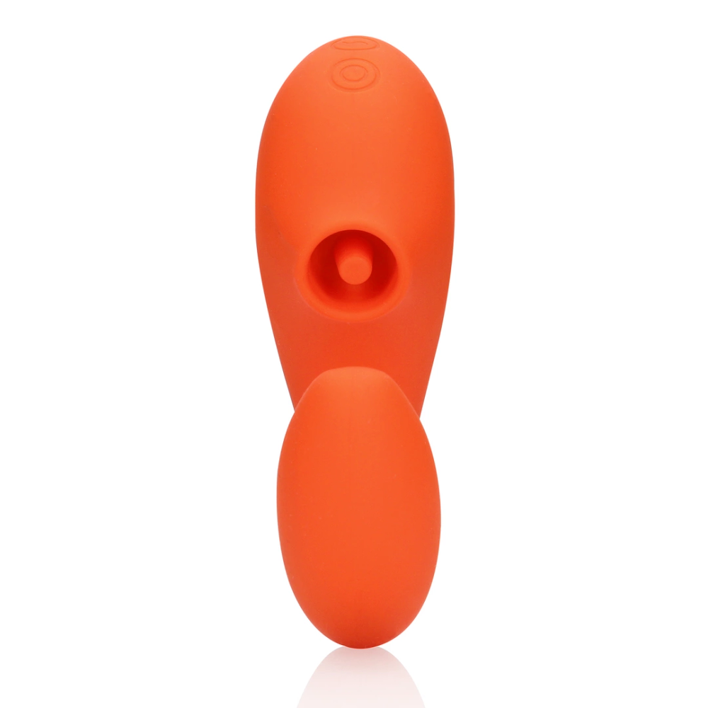 Loveline by Shots Vibrator G-točke s klitoralnim pulsnim valom - neukroćena naranča slika 5