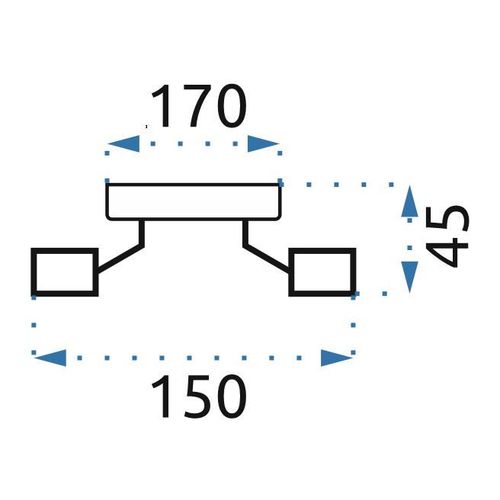 TOOLIGHT Stropna svjetiljka 6-kraka metalni Krom APP711-6C slika 11