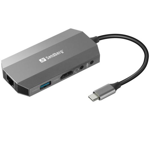 Sandberg USB-C 6-in1 Travel Dock slika 1