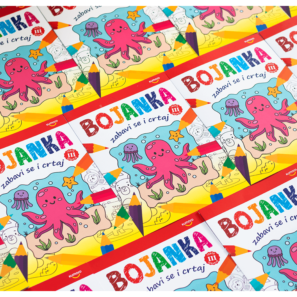 Kumaro Bojanka Zabavi se i crtaj - 8 ilustracija slika 2