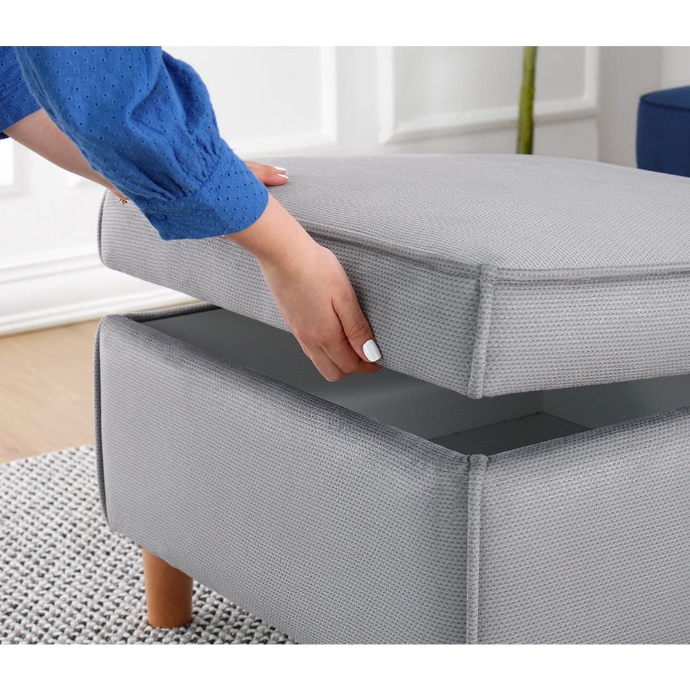 Roscen - Sivi Pouf slika 4