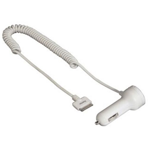 HAMA Car Charging cable za Apple iPhone 3G/3G S/4/4S/iPod (Beli) slika 1