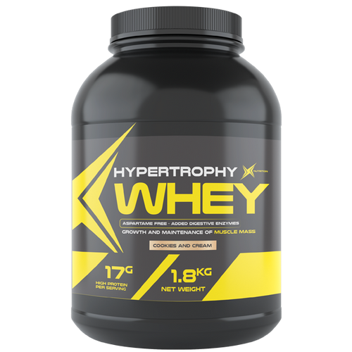 HYPERTROPHY WHEY 1800GR - X NUTRITION -  Cookie's &amp; Cream slika 1