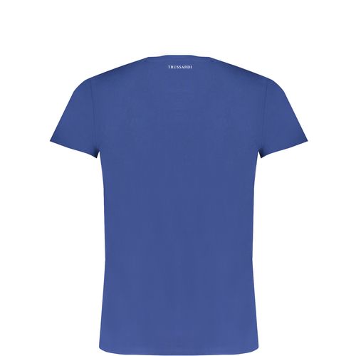 TRUSSARDI MEN'S SHORT SLEEVED T-SHIRT BLUE slika 2