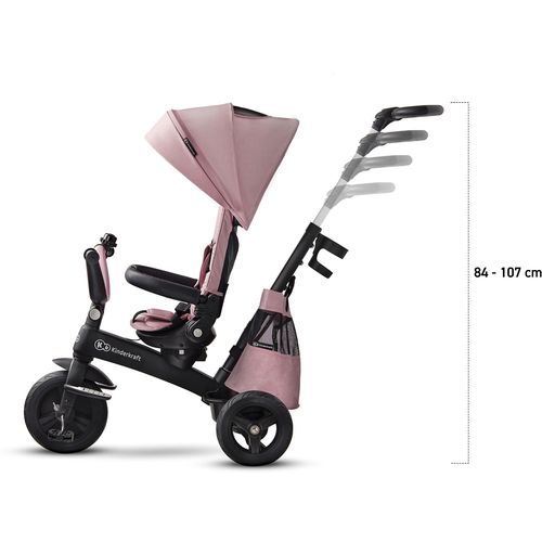 Kinderkraft Tricikl EASYTWIST roza slika 14