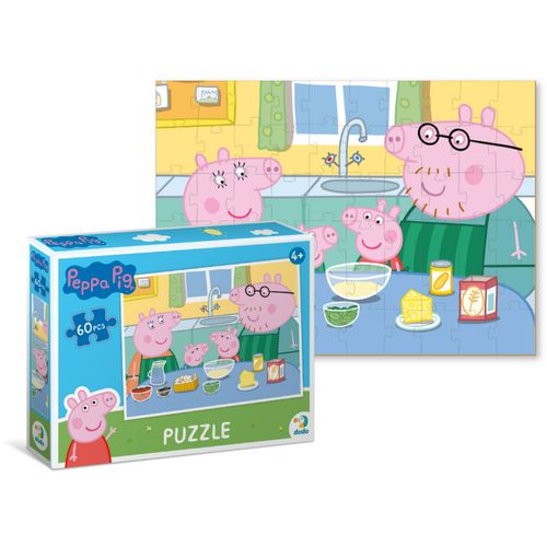 DODO Puzzle Peppa Prase, Porodični Ručak 60 komada slika 2