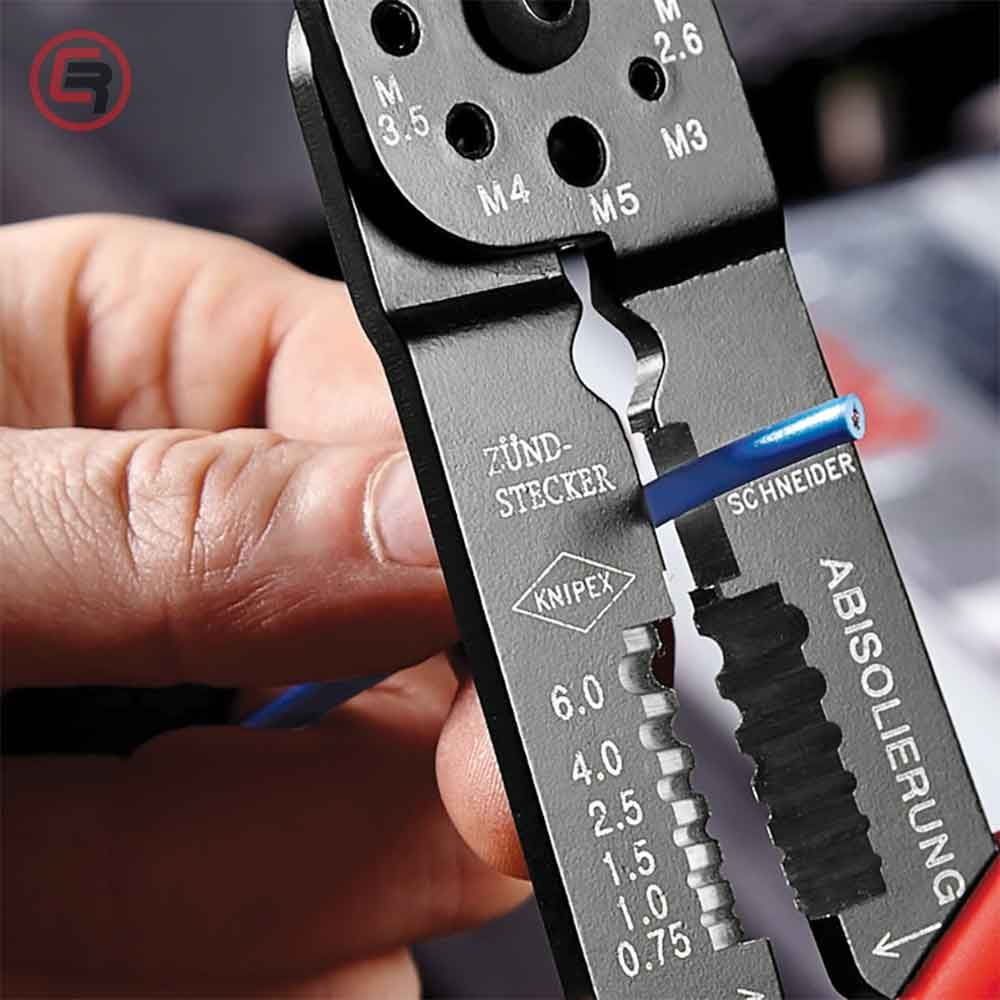Knipex Kliješta Za Kabl Stopice Neizolirane 0,5 - 6,0 mm2 – 97 21 215 C slika 5