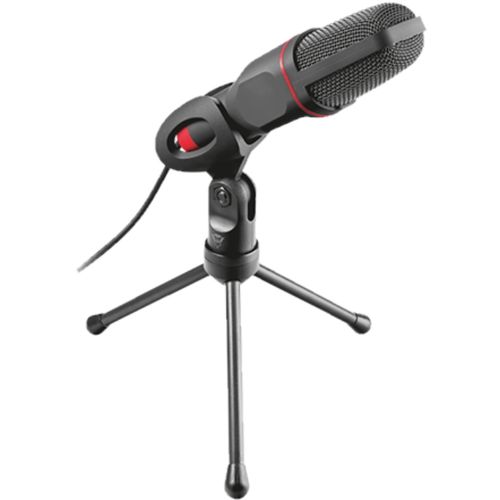 Trust mikrofon GXT 212 MICO USB gaming crno crvena slika 1
