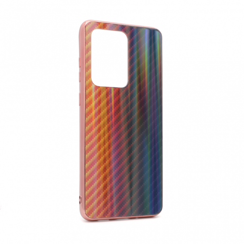 Torbica Carbon glass za Samsung G988F Galaxy S20 Ultra pink slika 1