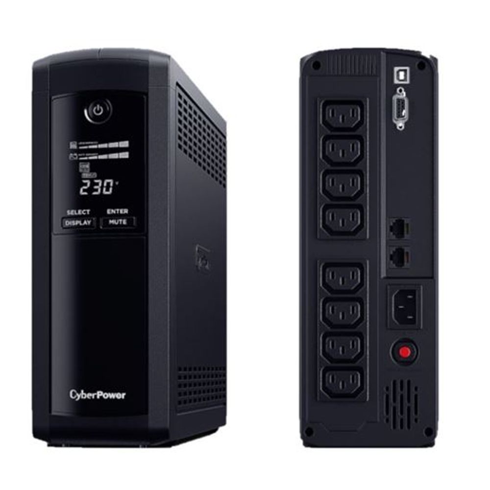 CyberPower 1600VA/960W VP1600EILCD, line-int., Euro, desktop slika 1