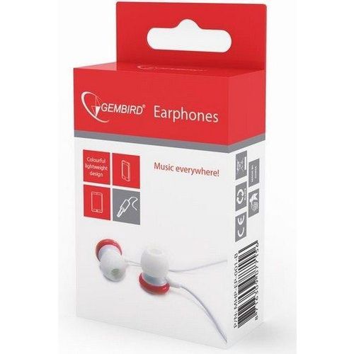 MHP-EP-001-R Gembird MP3 slusalice 3,5mm red slika 2