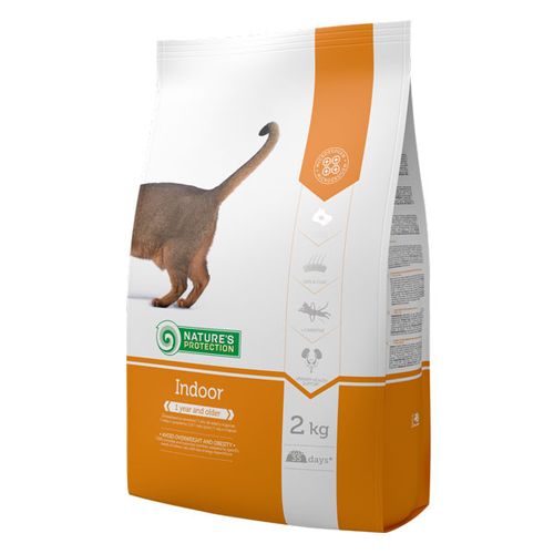 Nature's Protection Super Premium Adult Cat Indoor Živina, hrana za kućne mačke 2 kg slika 1