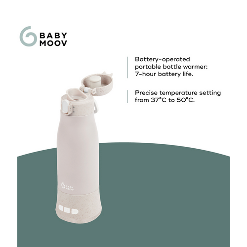 Babymoov termosica grijač Moov&Feed - Mineral Beige slika 5